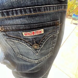 Hudson Womens Jeans flared leg low rise Sz 28